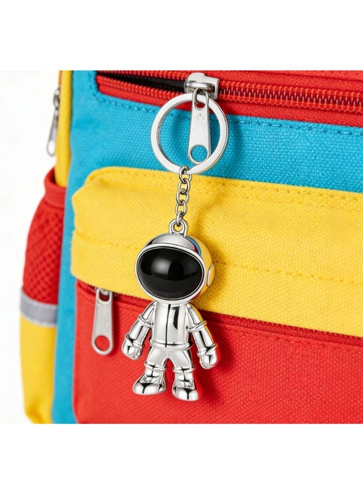 الرجل المبدع رائد الفضاء ، والسيارات السلسلة الرئيسية ، حقيبة مكتب ، محفظة ، اكسسوارات ، أسود + فضي قطعتين الروبوت السلسلة الرئيسية - Image 5